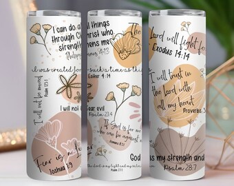 Bible Affirmations tumbler, Christian Affirmations tumbler, Christian Bible Verse, Daily Affirmation Gift, Affirmation Gift For Mother's Day