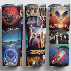 Journey, 80's 90's Rock Band, Hair Metal, Glam Rock, Classic Rock Band, Gen X Gift, 20 oz. Skinny Tumbler,
