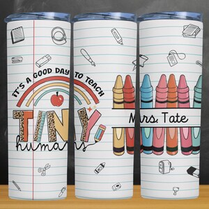 Personalized Teacher Gift, Teacher Tumbler, Teacher Appreciation Gift, Teacher Cup Gift, Gift from Student, 20 oz. Stainless Steel Tumbler