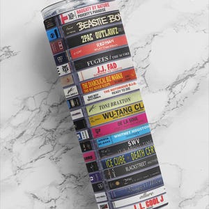 80s 90s R&B, Hip Hop, Cassette Tape Tumbler, Classic Hip Hop Artists ...