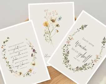 Easter cards, set of 3 or available individually | Christian postcards | Easter card