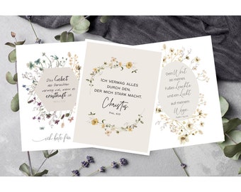Encouragement Cards | Encouraging Cards, Set of 3 or Individually | Christian Postcards