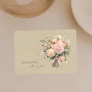 Saudações de primavera | Um buquê cheio de amor | postal cristão | também disponível como um conjunto