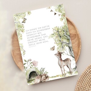 Postkarte | Karte zum Geburtstag - Mädchen | christliche Postkarte