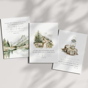 Christelijke kaartenset - voor mannen en oudere jongens | Set van 3 of individueel selecteerbaar | Christelijke ansichtkaart | Kaarten voor elke gelegenheid