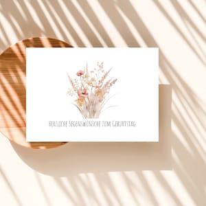 Postkarte | Karte zum Geburtstag | christliche Postkarte | Josua 1,9
