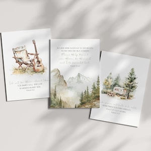 christliche Geburtstagskarten Set - für Männer und ältere Jungs | 3er Set oder einzeln auswählbar | christliche Postkarte | Kartenset