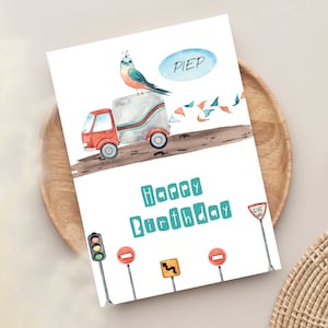Postal | Tarjeta de cumpleaños - niño | postal cristiana