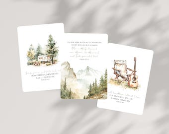 Christian birthday card set - for men and older boys | Set of 3 or individually selectable | Christian postcard | Card set