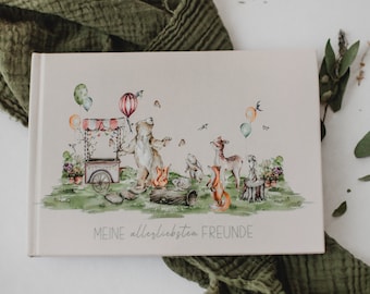Friendship book "Forest Animals - My Very Best Friends" | Friendship book for girls | Back-to-school gift | Birthday gift
