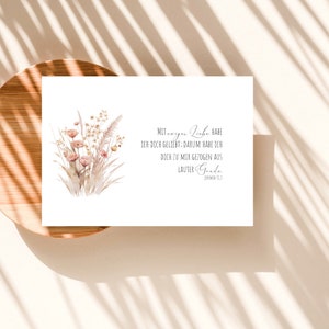 Postkarte | Karte zum Geburtstag | christliche Postkarte | Jeremia 31,3