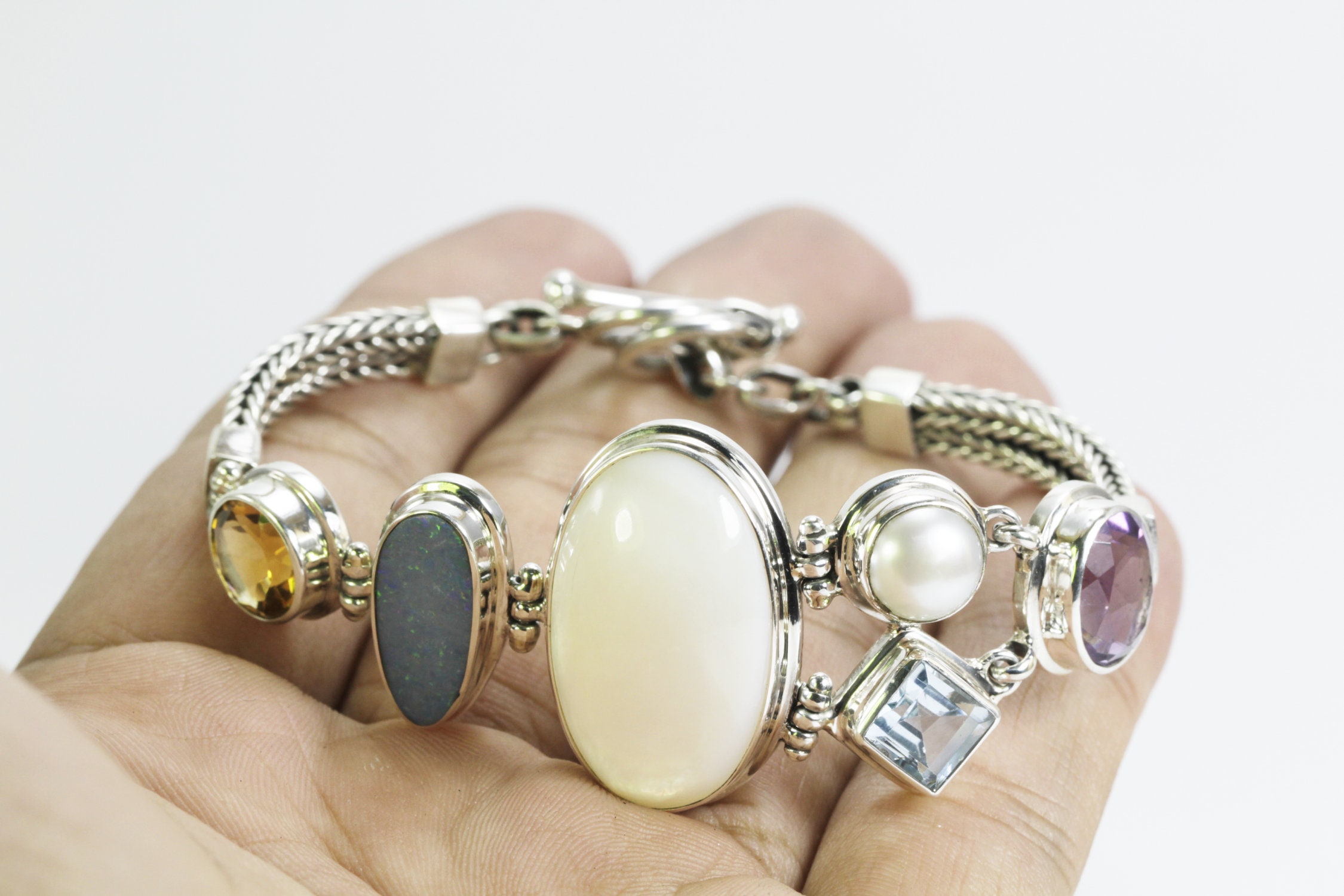 Multi Gems Stones Bracelet 7