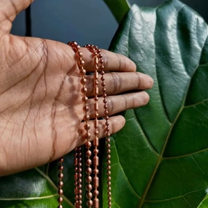 Pure Copper Belly Chain, Size Inclusive Copper Waist Chain, Energy Grounding Belly Chain