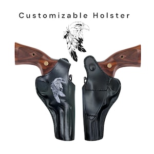 Taurus Model 605 & 905 Holster | Genuine Leather | Right or Left Hand Carry | Handmade Cross Draw | Thumb Snap | Snub Nose Revolver