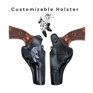 Taurus Judge 45 Colt - 410 Holster | Genuine Leather Handmade Two Position Right or Left Hand | Cross Draw Outside The Waistband