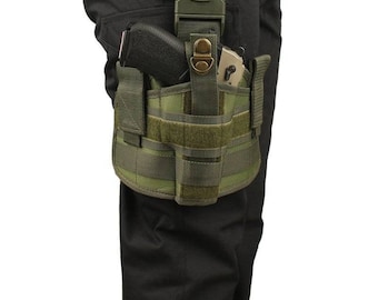 Camouflage Tactical Drop Leg Holster: Walther PPQ, P99, CCP