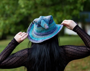 Crochet witch hat | wizard gnome elf | costume hat finished product