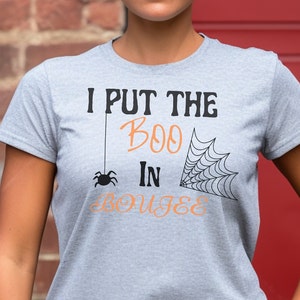 Boujee halloween shirts boo shirts cute halloween shirts Fall shirts Spider web shirts seasonal shirts Boujee shirts
