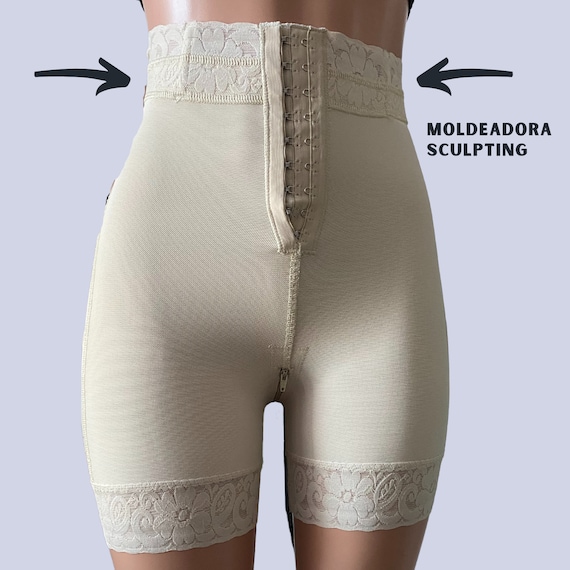Colombian Girdle High Compression Sculpting Butt Lifting Powernet Material  Size XL 