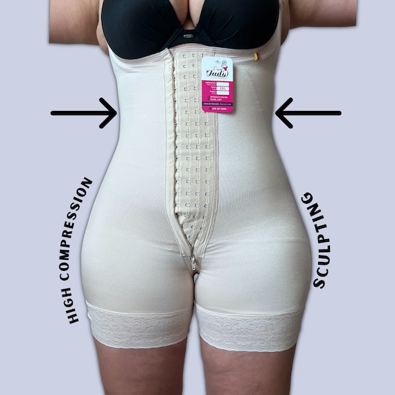 Jumper Style Colombian Girdle Medium Length Sculpting Butt Lifting High  Compression, Powernet Material 