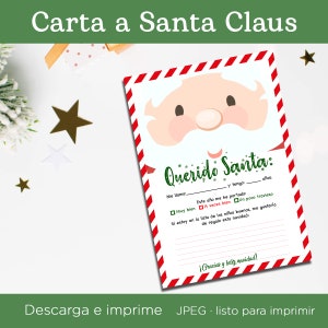 Printable Letter to Santa Claus
