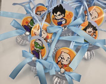 Collares de recuerdo para baby shower de Baby Dragon Hero, para amantes del anime