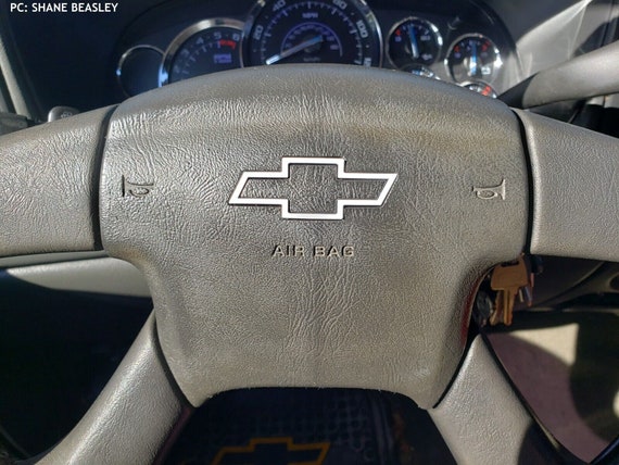 Chevy logo cheap steering wheel cover