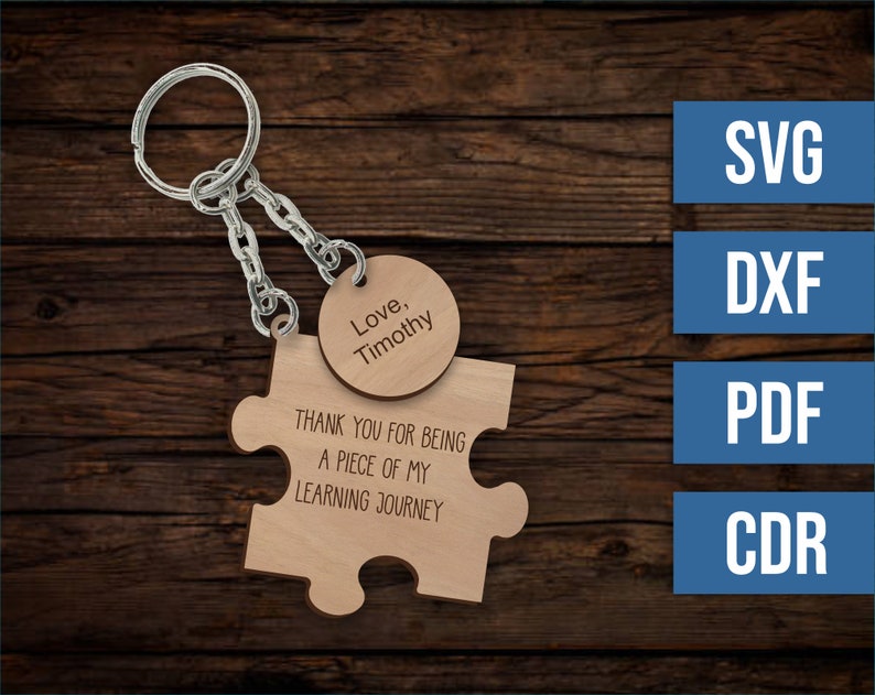Teacher Keychain SVG Bundle – Teacher Gift Laser Cut File - Etsy