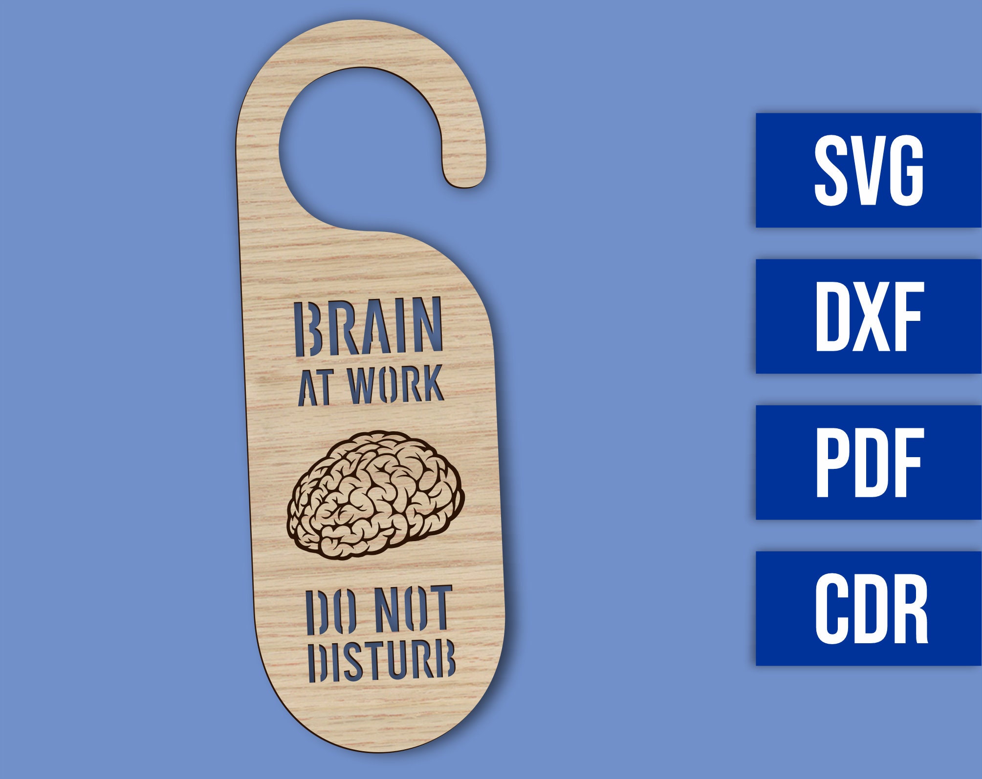 Do Not Disturb Door Hanger SVG – Student Door Sign Laser Cut File - Etsy
