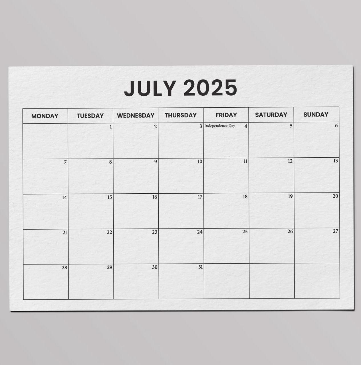july-2025-calendar-with-holidays-sunday-monday-start-printable-calendar-blank-calendar-pdf-png-jpg-2025-calendar-one-month-calendar-etsy