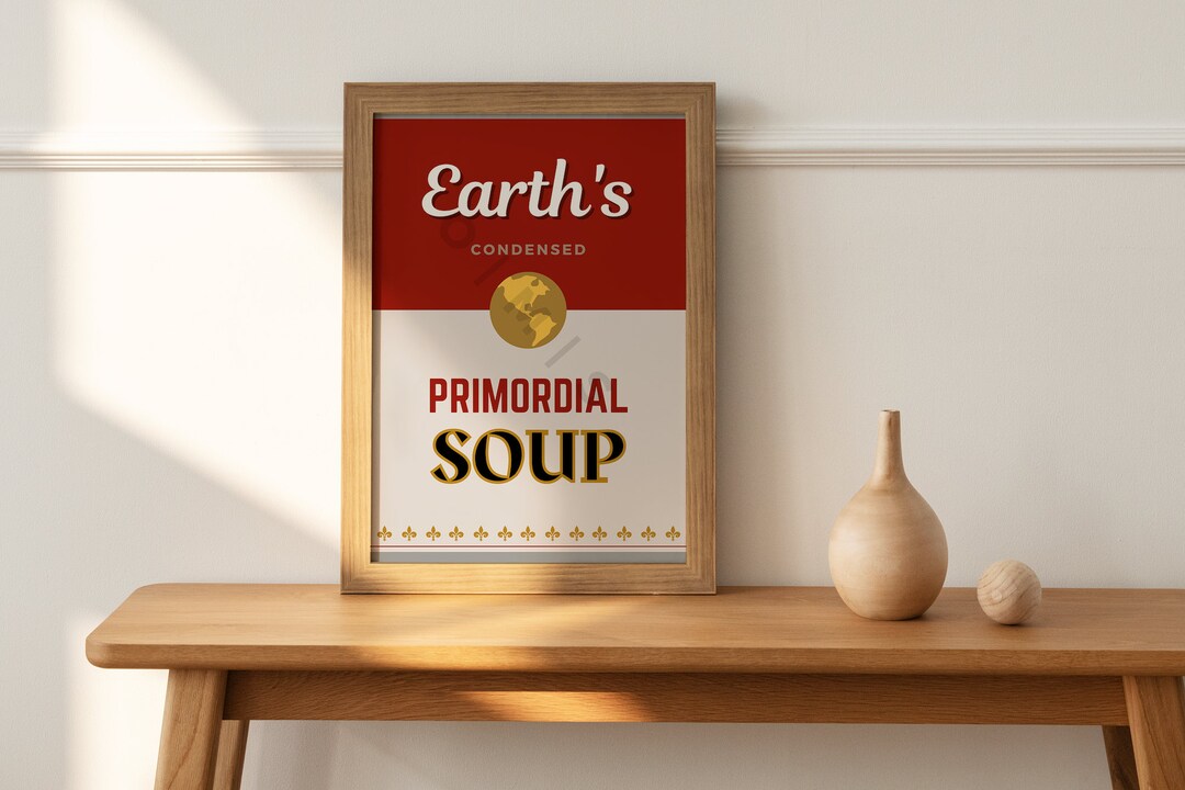 Earth's Primordial Soup Can Wall Art - Etsy