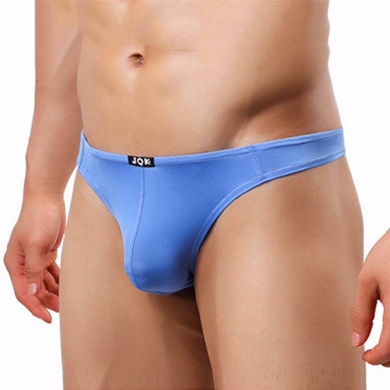 Slip Homme En Soie Glacée Translucide - Avec Poche - Polyamide Respirant - Neuf