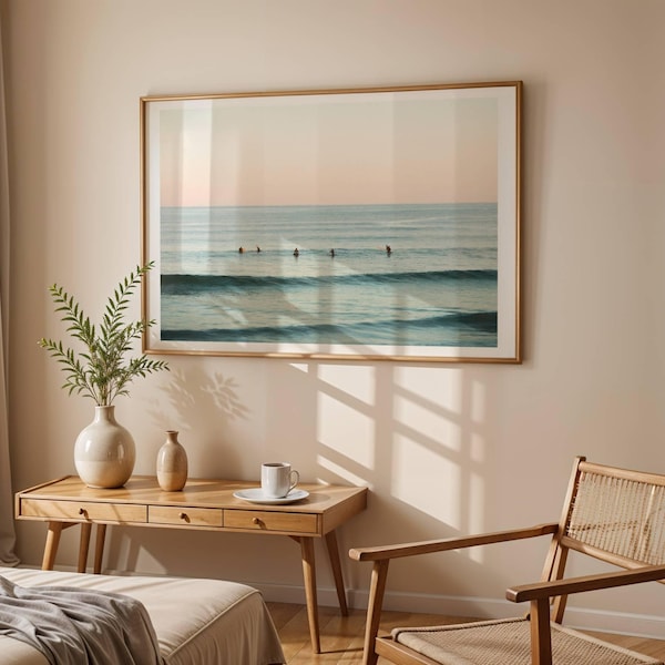 Fine Art Surf Print - Cornwall Party Wave Colour Photography Ocean Beach House Wall Art