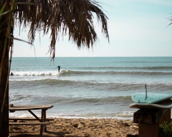 Odbitka z surfingu w San Onofre – fotografia plażowa w Kalifornii