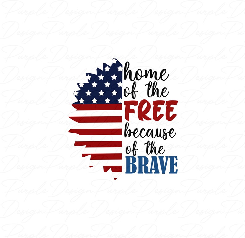 USA Sunflower SVG American Flag SVG Sunflower Clipart 4th of image 1