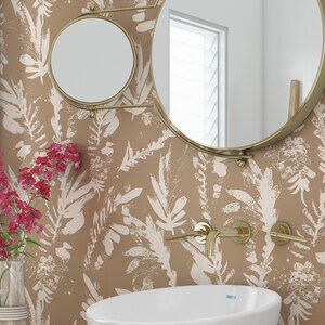 Renter Friendly Wallpaper,chalk Drawing Wallpaper, Peel & Stick ...