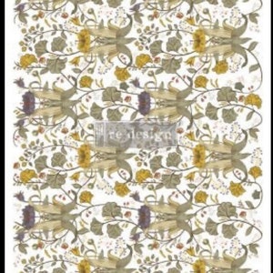 ANTONIA - Redesign with Prima Decor Transfer - Rub on decal - 24” x 35” - cut into 3 sheets