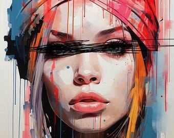 Aventuras Invisibles, Pintura Original, Única, Decoración de Pared, Decoración del Hogar