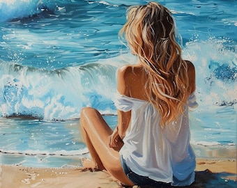 Summer Days , Original painting, One of a kind