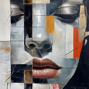 PostModern Art,  Original Painting, One of a Kind, Wall Art