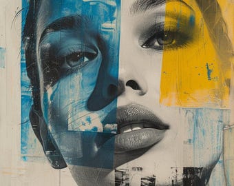 Sensual Portraits, Original Painting, One of a Kind, wall art, home decor