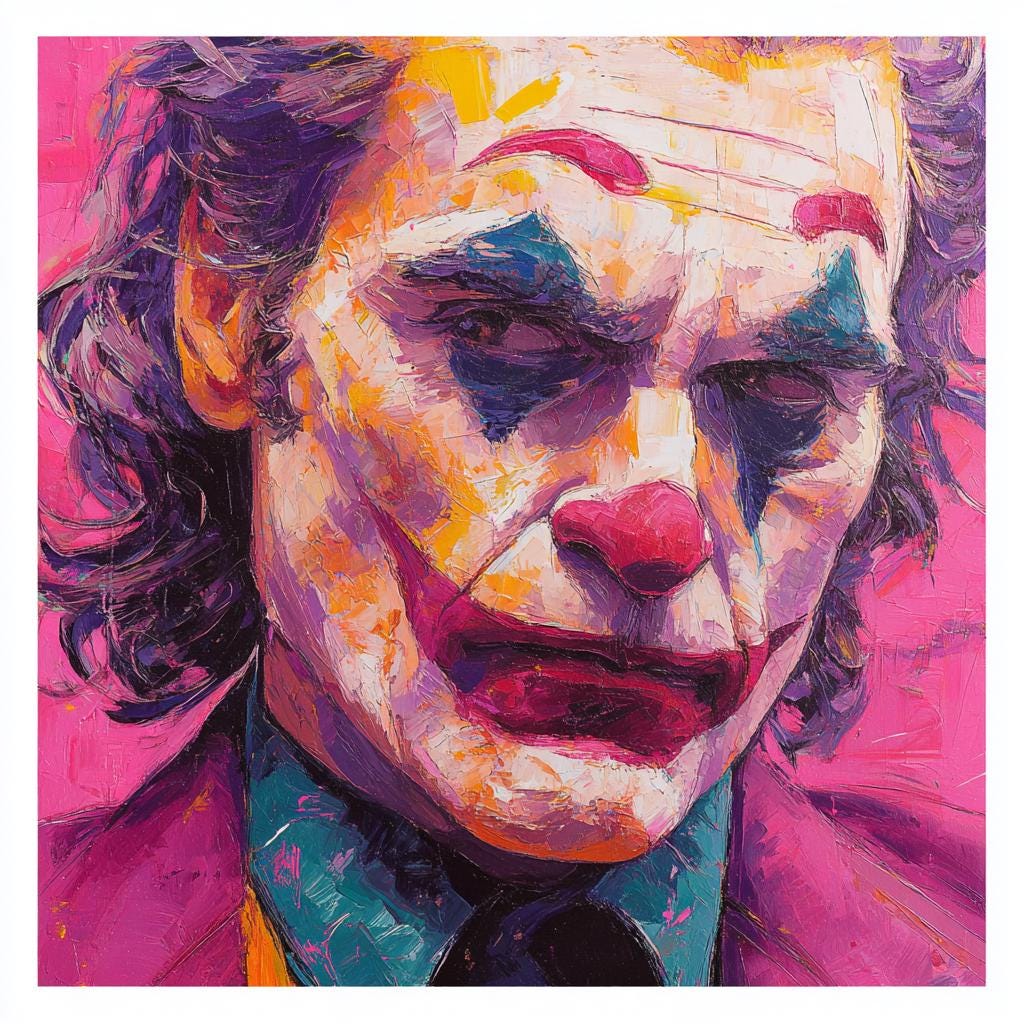 ジョーカーのポップアート、油絵、唯一無二の作品 - Etsy 日本