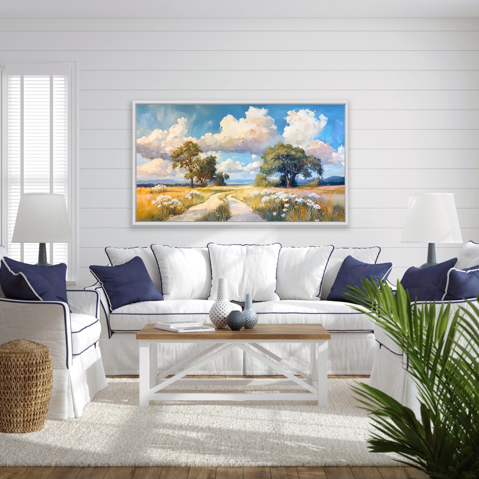 Original Landscape Oil Painting on Canvas: 30x48 Wall Decor - Etsy