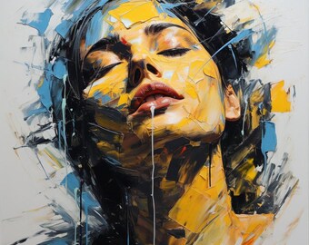 Expressive Art ,Original Painting, One of a Kind, Wall Decor, Home Decoration