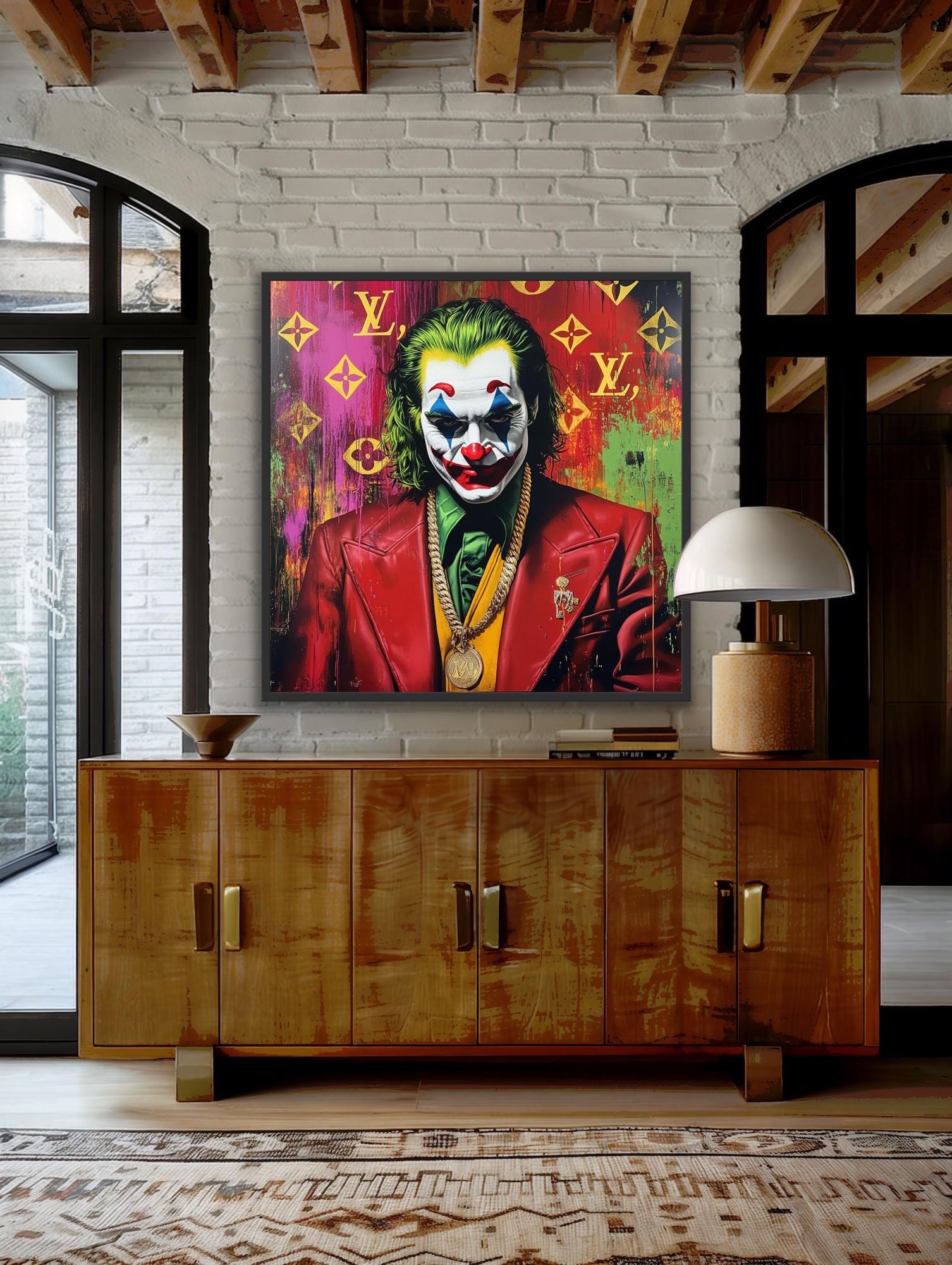 JOKER 油絵アート ジョーカー - 油絵、唯一無二のオリジナル絵画 - Etsy 日本