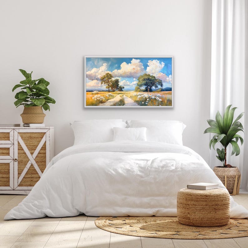 Original Landscape Oil Painting on Canvas: 30x48 Wall Decor - Etsy