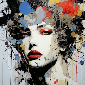 Artistic Life Original Painting, Size: 30x40 inches, One of a Kind, Wall Decor, Home Decoration