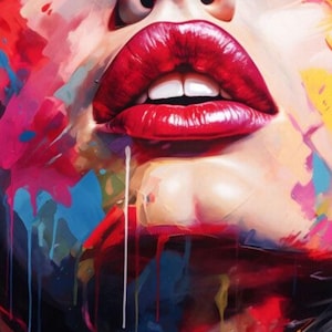 Pintura original de Sussurros Etéreos - Decoração de parede única para casa