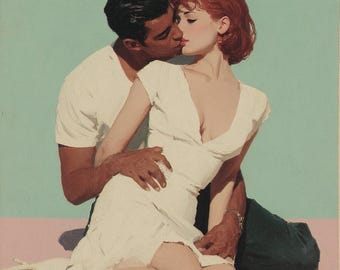 無限の愛情のオリジナル絵画 - 室内装飾のためのロマンチックなアート