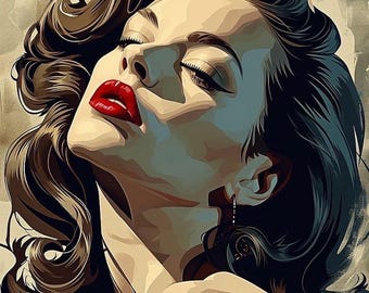 Noite de Encontro, Pintura Original, Única, Arte de Parede